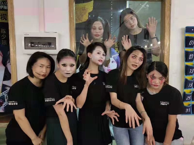 伊丽莎白化妆学校_伊丽莎白化妆学校学员总结_万圣节妆_20191031 伊丽莎白化妆学校_伊丽莎白化妆学校学员总结_万圣节妆_20191031